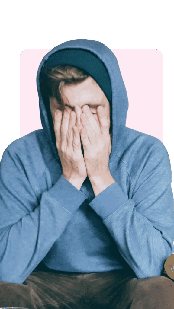 Student verzweifelt